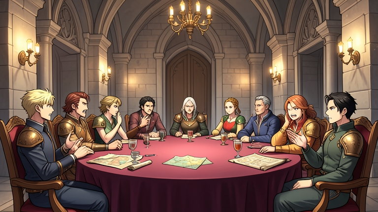 The Council Vote in League Classic Shapes Gameplay