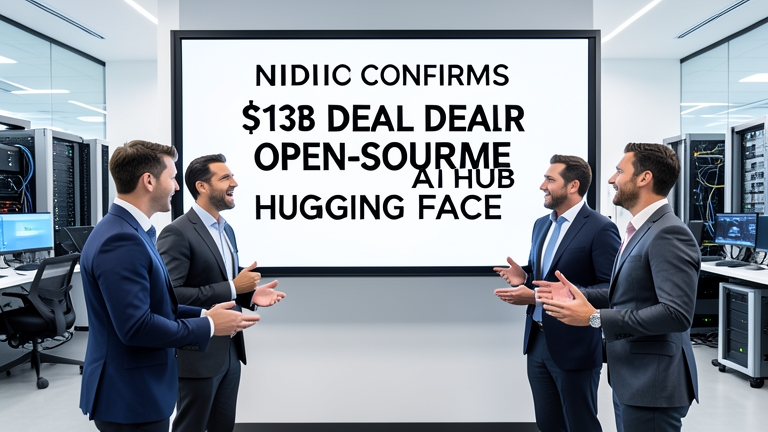 Nvidia confirms B deal for open-source AI hub Hugging Face