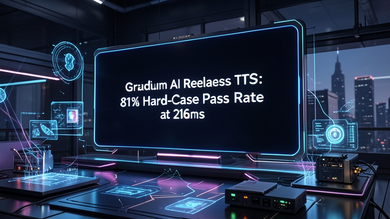 Gradium AI Releases TTS: 81% Hard-Case Pass Rate at 216ms