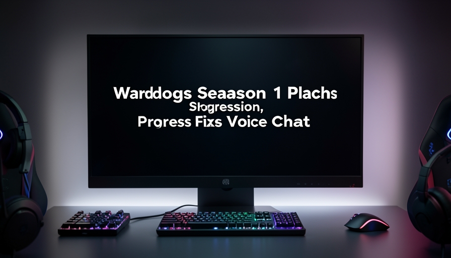 Wardogs Season 1 Patch Slows Progression, Fixes Voice Chat