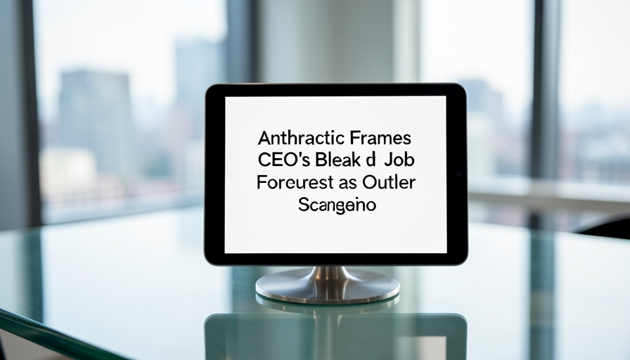Anthropic Frames CEO's Bleak Job Forecast as Outlier Scenario