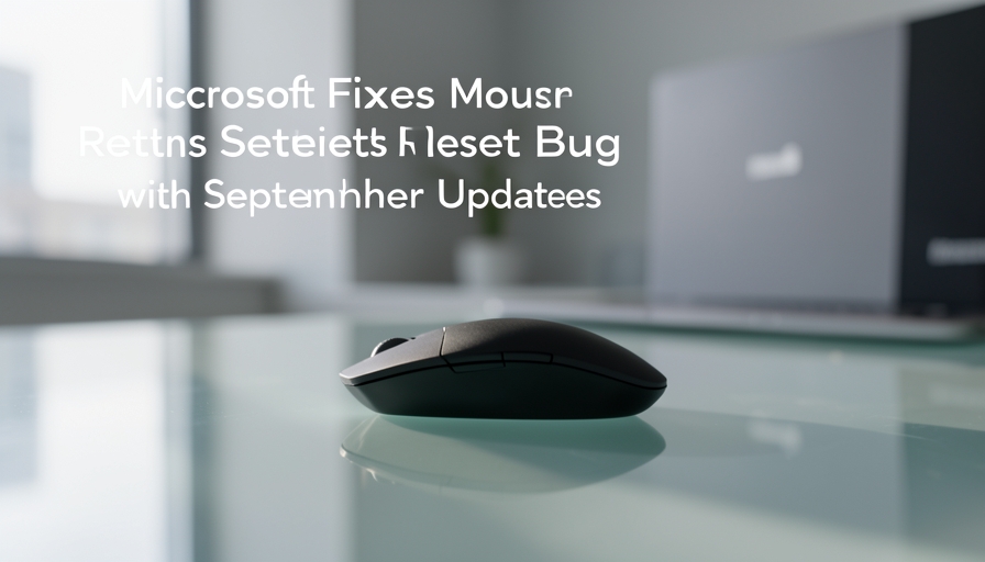 Microsoft Fixes Mouse Settings Reset Bug with September Updates