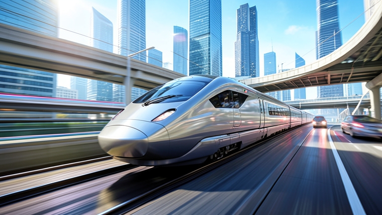 China rompe el récord mundial de velocidad para trenes maglev con 800