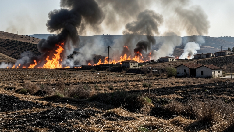 Incendios en España devoran cultivos agrícolas por abandono rural