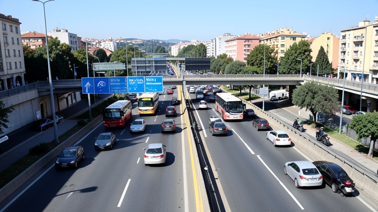 DGT activa en Madrid el sistema que multa por ir solo en