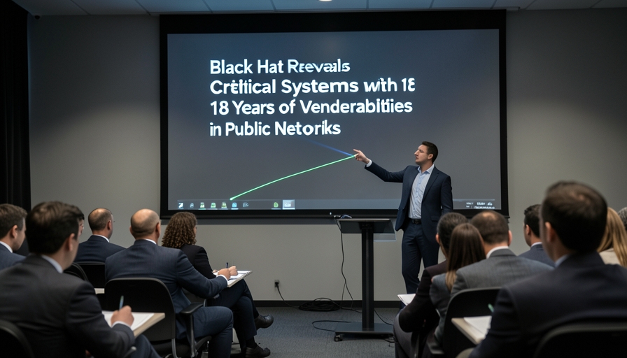 Black Hat revela sistemas críticos con 18 años de vulnerabilidades en redes