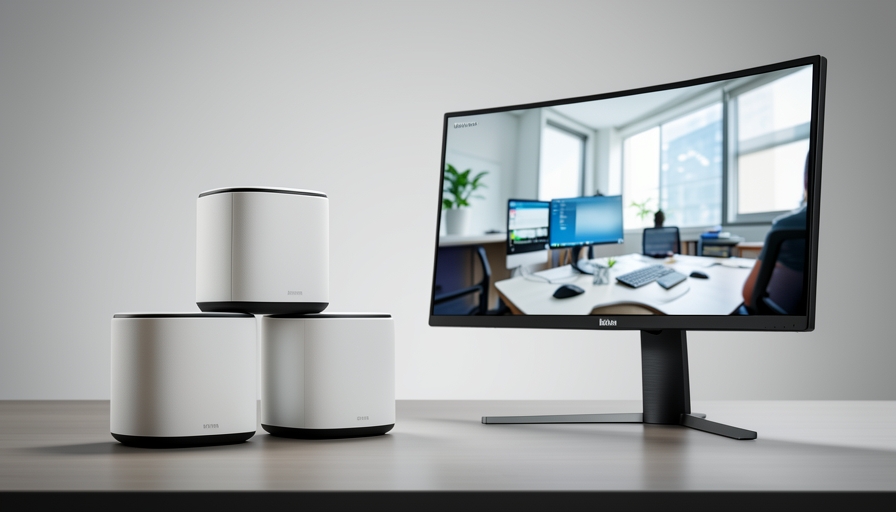Xiaomi Mesh System y monitor 2K llegan para mejorar el teletrabajo