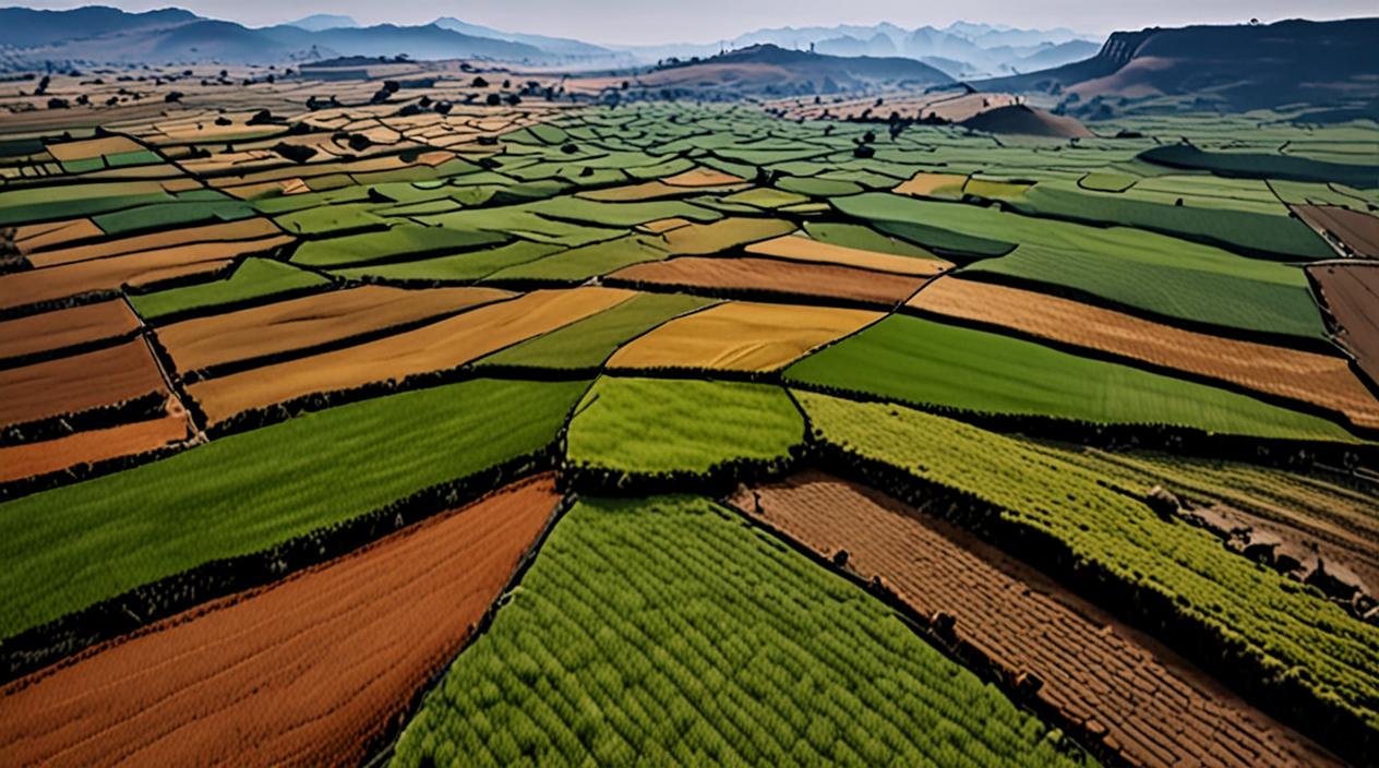 China convierte tierras de minas de carbón en cultivos e invernaderos